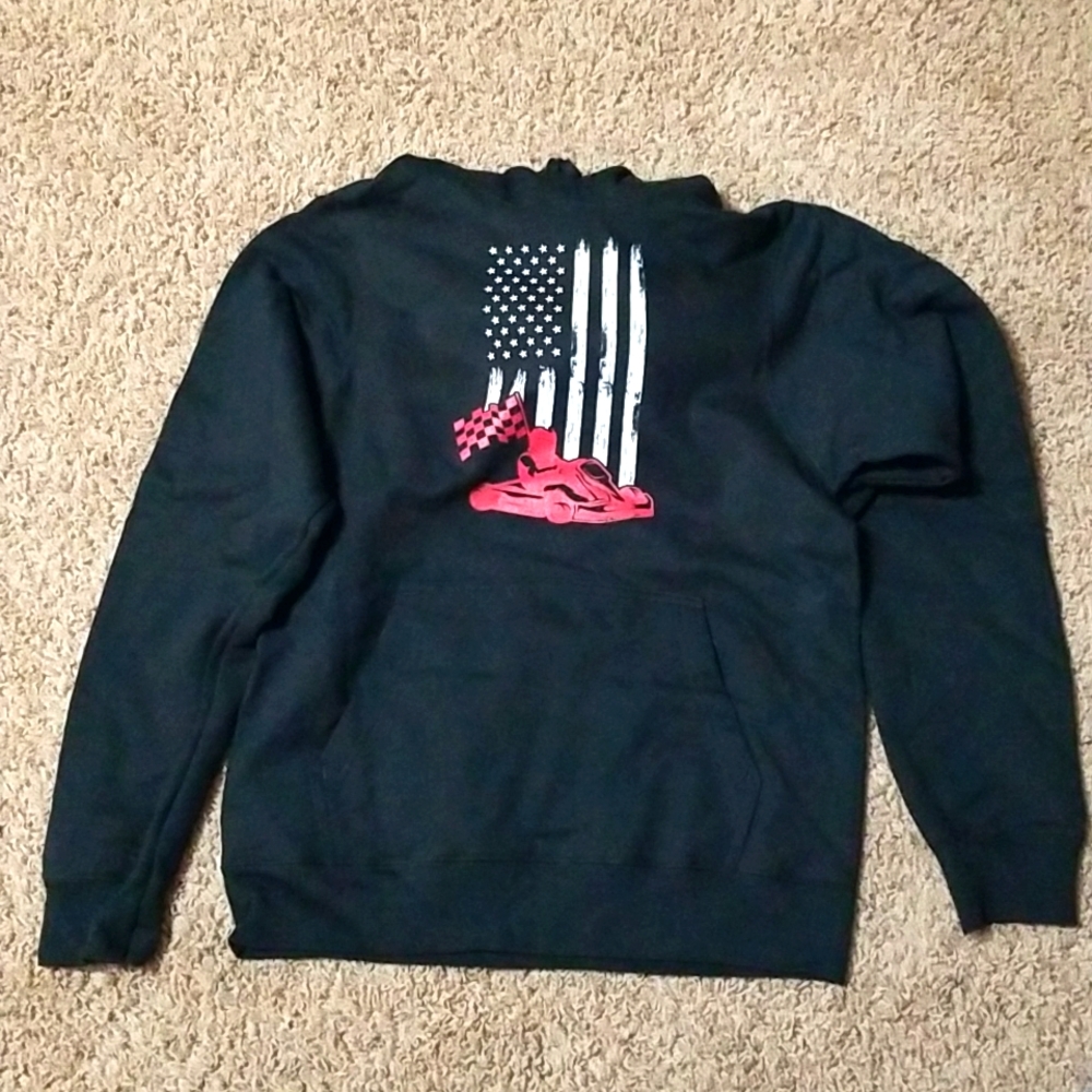 Black hoodie